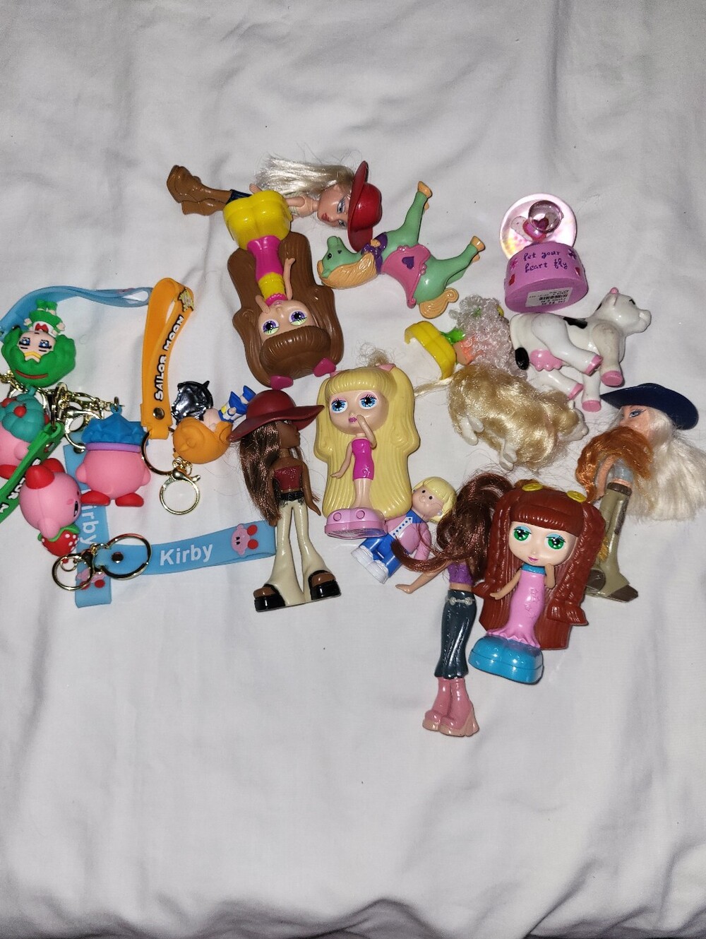 Toy Figures Set & Keychains